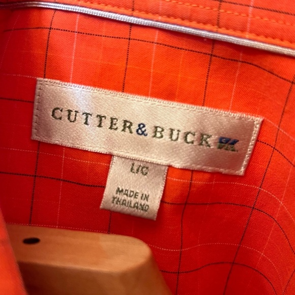 OSU Beavers Collegiate Orange Long Sleeve Plaid Embroidered Button Down Shirt - Picture 2 of 5